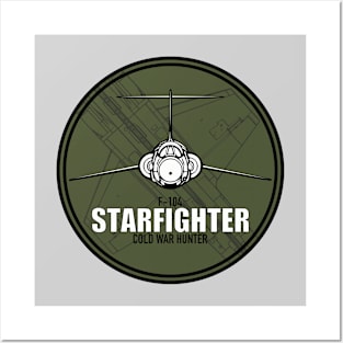 F-104 Starfighter (Small logo) Posters and Art
